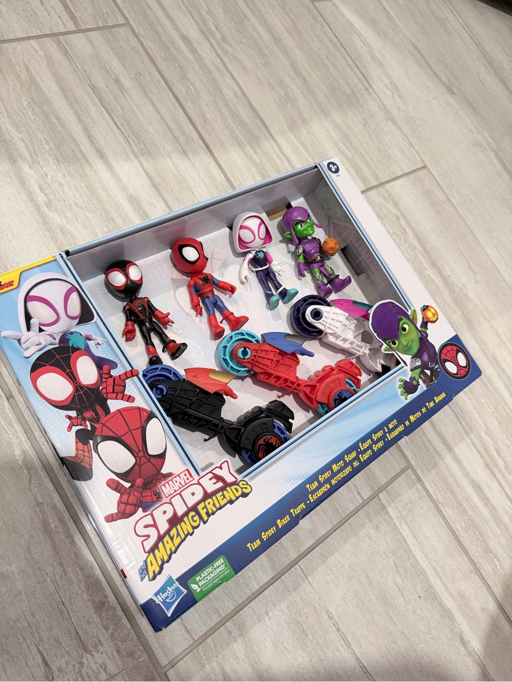 Spidey and his amazing friends Motorcycle Set